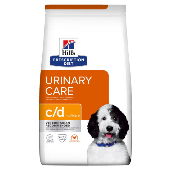Hill’s Prescription Diet Canine c/d Multicare – Hrană Uscată pentru Sănătatea Tractului Urinar la Câini, 4 kg